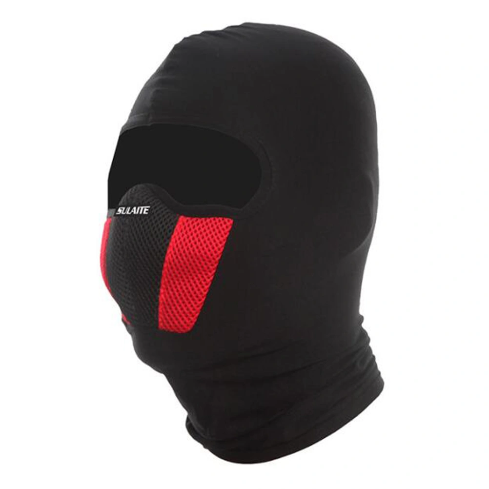 1Pcs Dustproof Anti-fog Mask Sun UV Protective Mask for Training Running Outdoor(Red)
