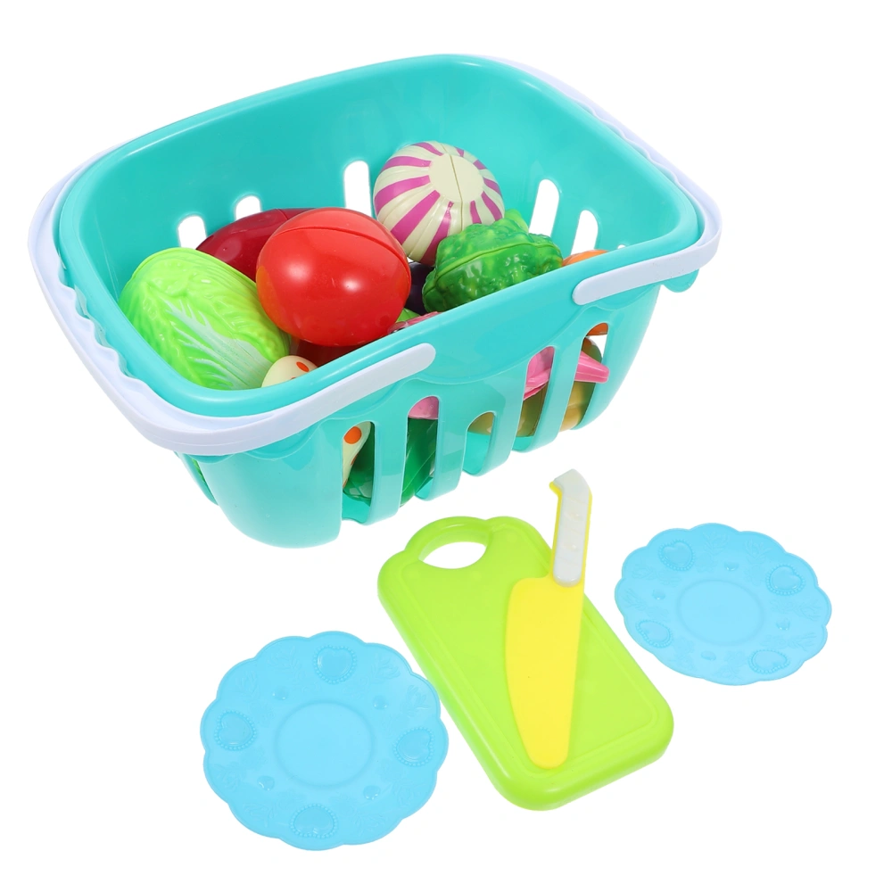 1 Set Simulation Vegetable Toys Kids Cutting Toys Child Kitchen Vegetable Toys