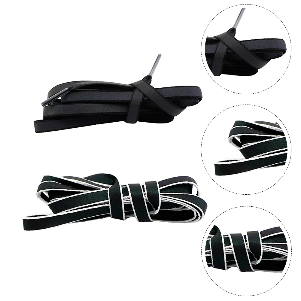 2 Pairs Luminous Shoelaces Colorful Shoelace Shoe Tie Reflective Shoelace