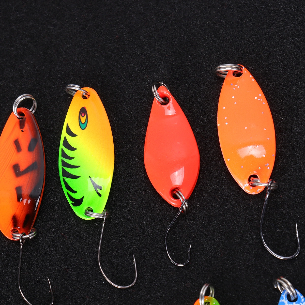 12 in 1 3-5g Fishing Lures Baits Set Metal Paillette Hard Bait Salmon Bass Fishing Lures