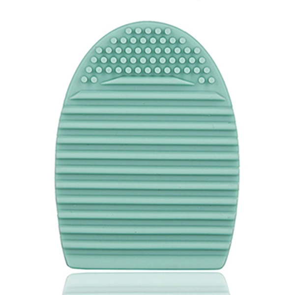 Silicone Makeup Brush Cleaner Cosmetic Brush Cleaning Egg Washing Tool (Mint Green)