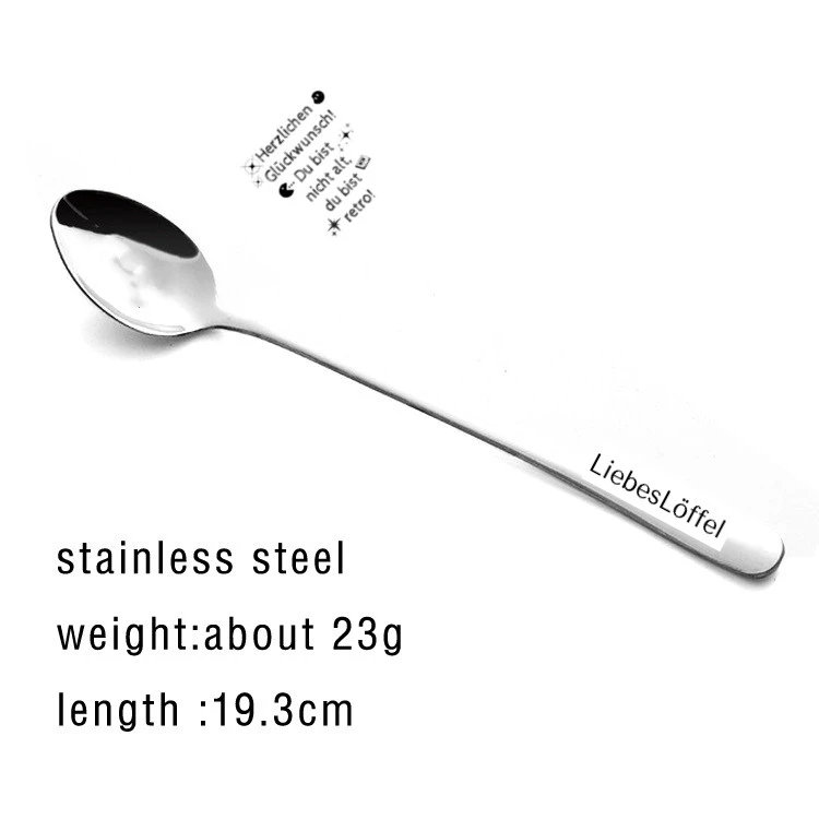 Stainless Steel Spoon You Are My Sunshine Couple Family Tableware