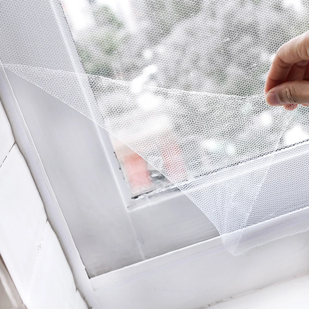 2 Sets Self-Adhesive Mosquito Net Useful Window Netting Home Window Netting