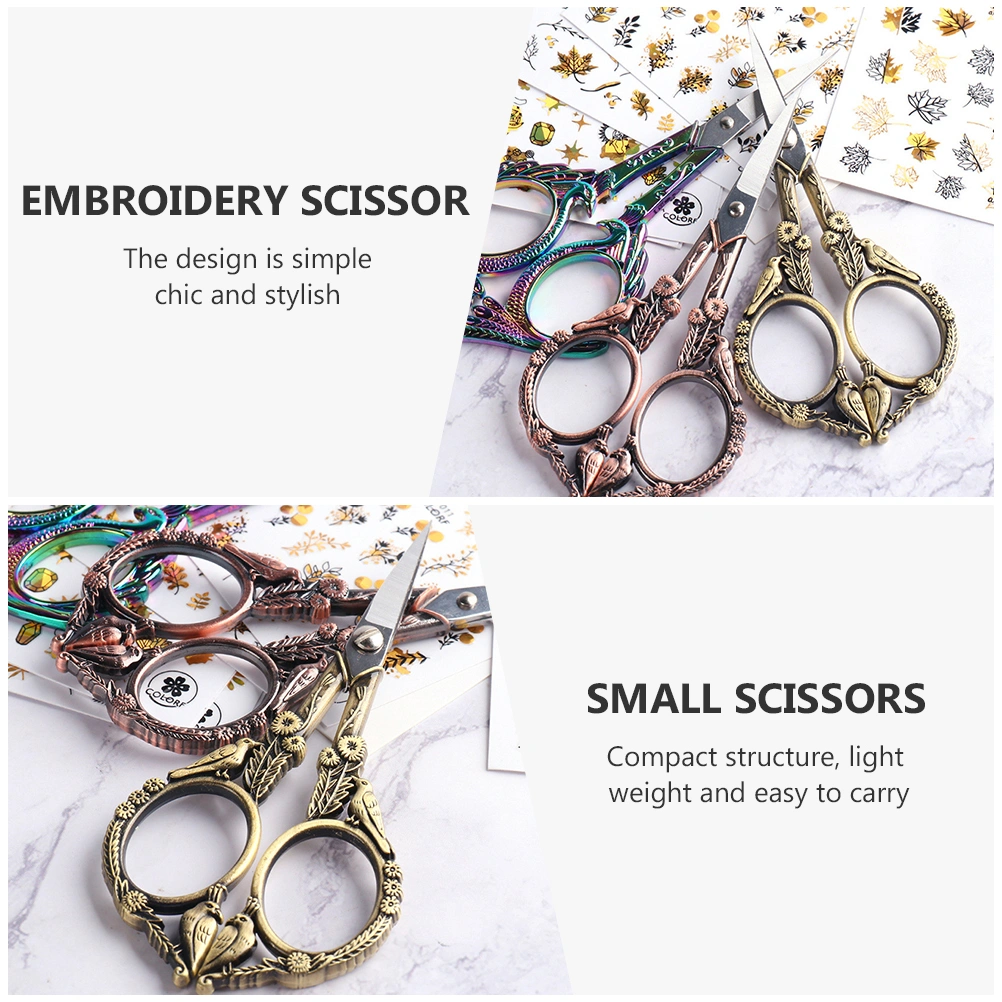 1pc Stainless Steel Scissors Multipurpose Scissors Bird Modeling Scissors