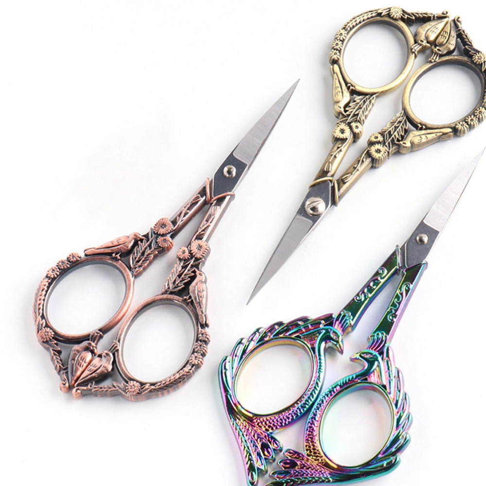 1pc Stainless Steel Scissors Multipurpose Scissors Bird Modeling Scissors