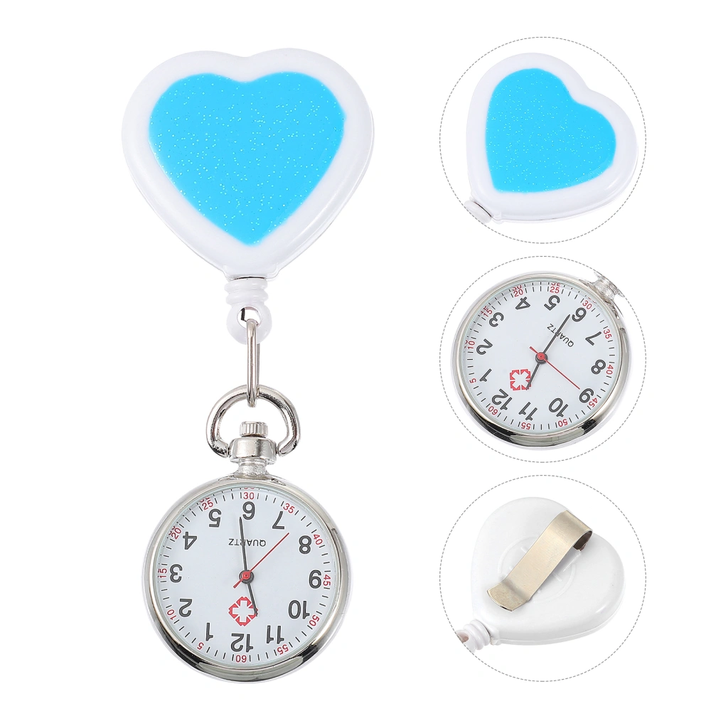 1pc Practical Retractable Pocket Watch Doctor Pocket Watch Nurse Pocket Watch