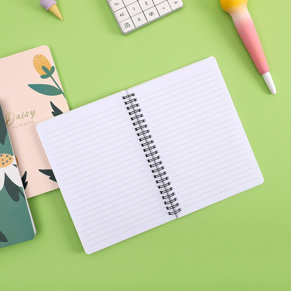 4 Books of Delicate Spiral Notebooks Paper Notebooks Writing Notebooks