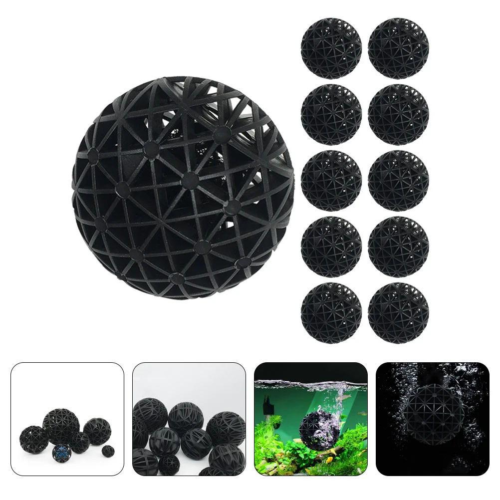 100Pcs Aquarium Filter Balls Fish Tank Filter Balls Aquatic Bio Balls Fish Tank Filter Material