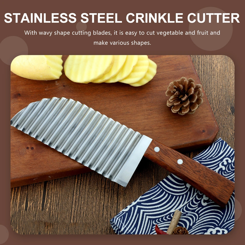 Multi-purpose Metal Wave Cutter Household Wavy Chopper Kitchen Potatoes Cutter