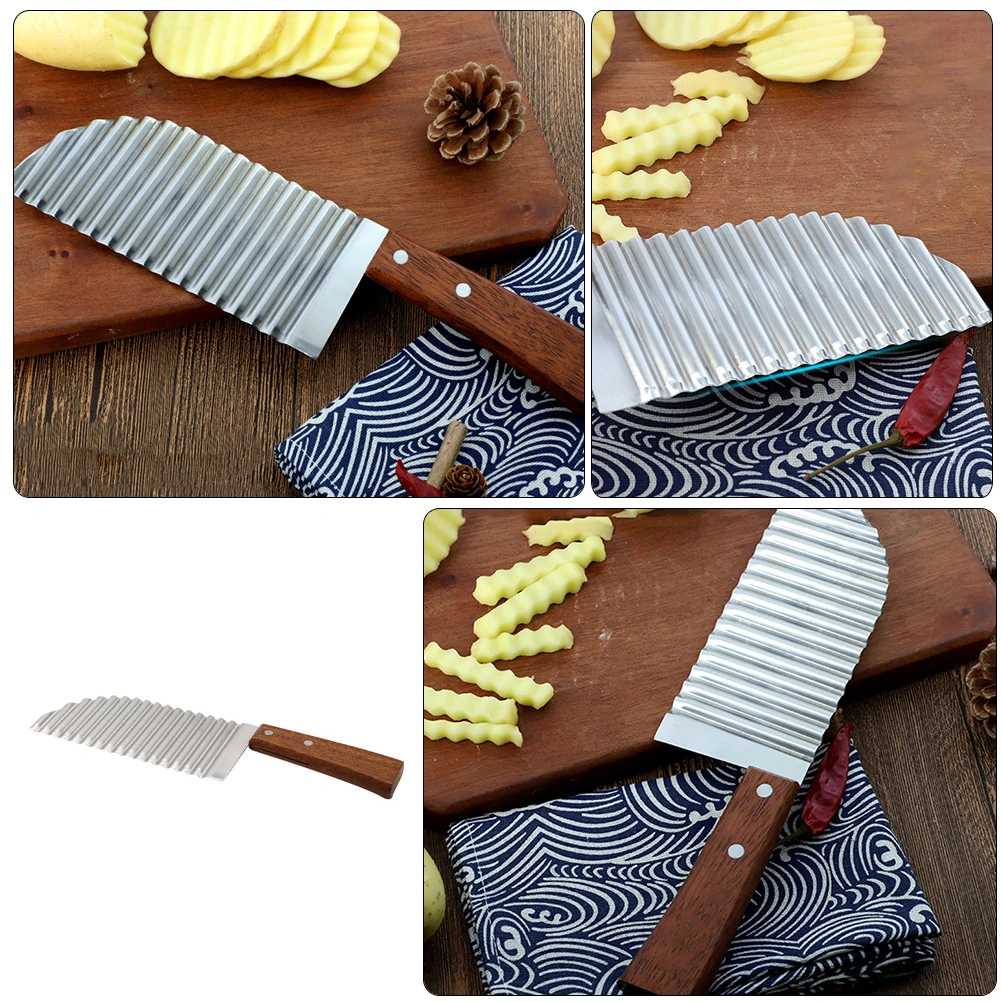 Multi-purpose Metal Wave Cutter Household Wavy Chopper Kitchen Potatoes Cutter
