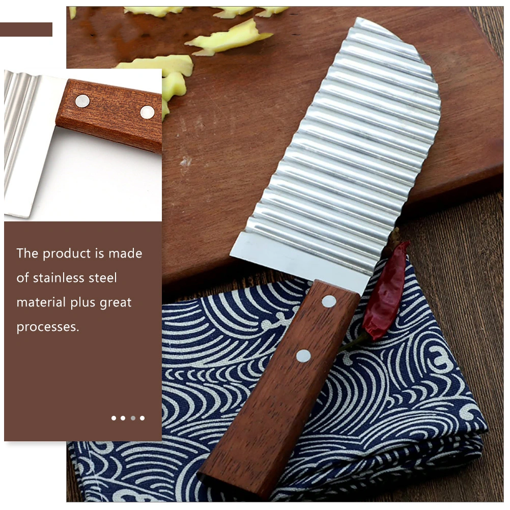 Multi-purpose Metal Wave Cutter Household Wavy Chopper Kitchen Potatoes Cutter