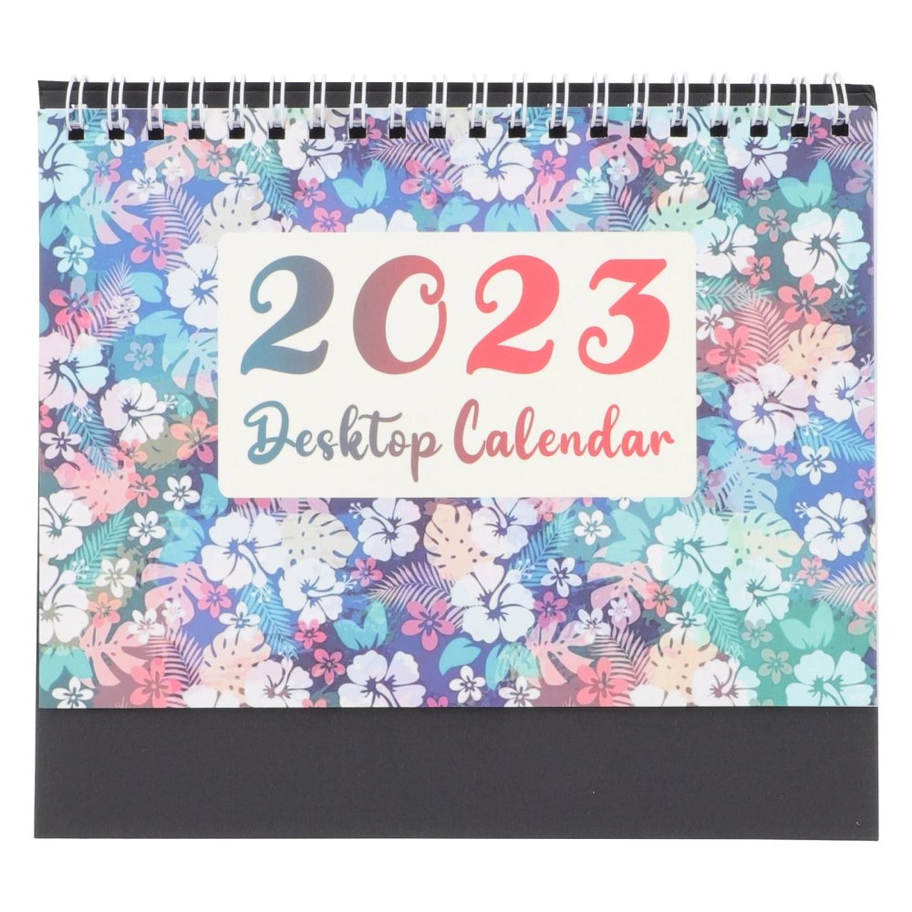 Desk Calendar English Printing Table Calendar 2023 Monthly Calendar Adornment Office Supply