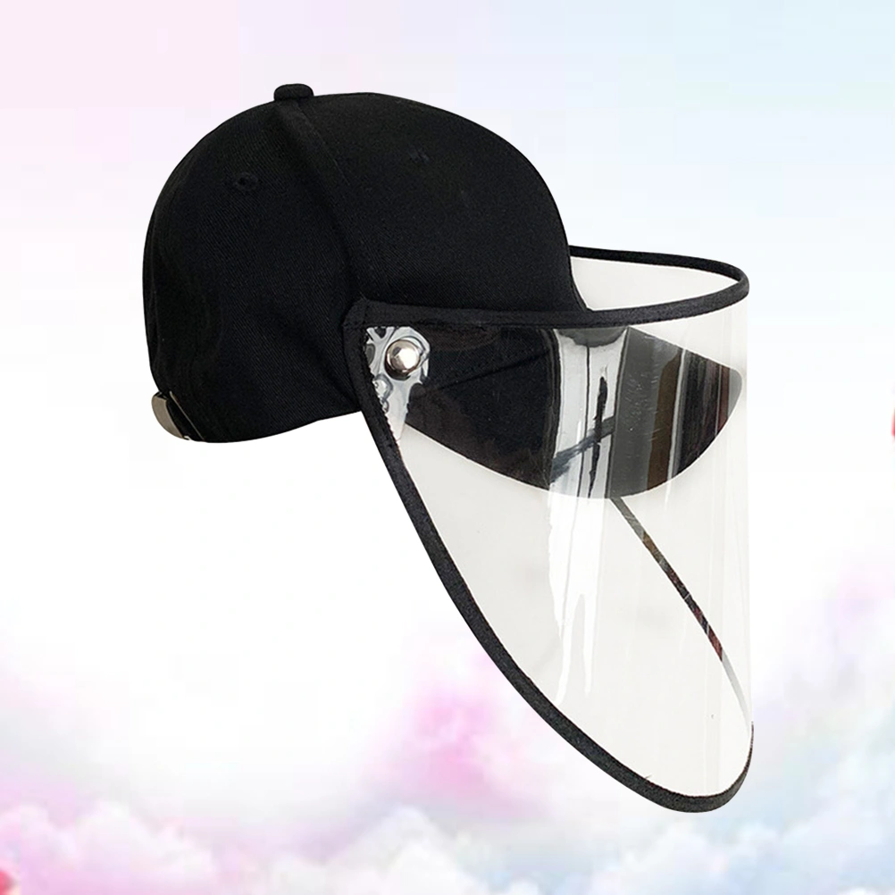 Useful Face Protective Mask Transparent Face Guard Spittle Oil-proof Cooking for Home Kitchen