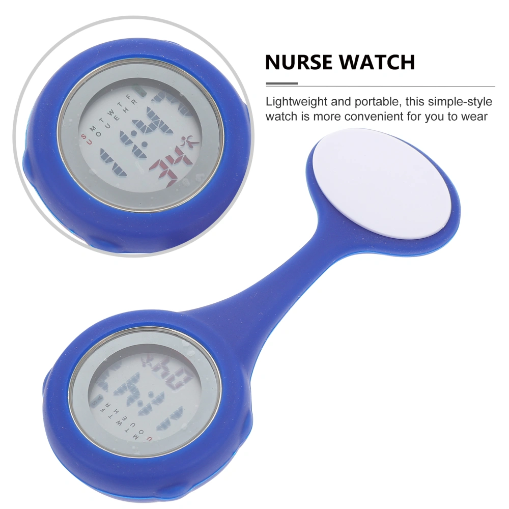 Pin Design Nurse Watch Silicone Nursing Watch Flexible Hanging Pocket Watch