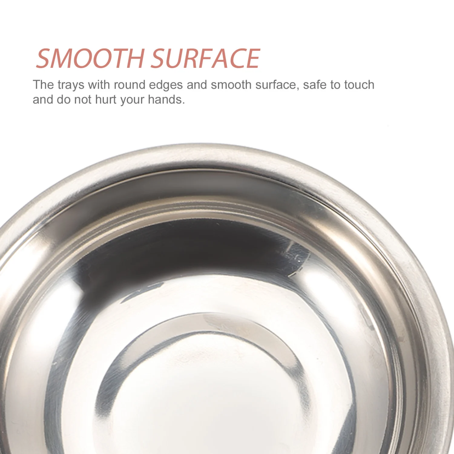2pcs Electronic Scale Trays Stainless Steel Gems Weight Trays for Small Scale