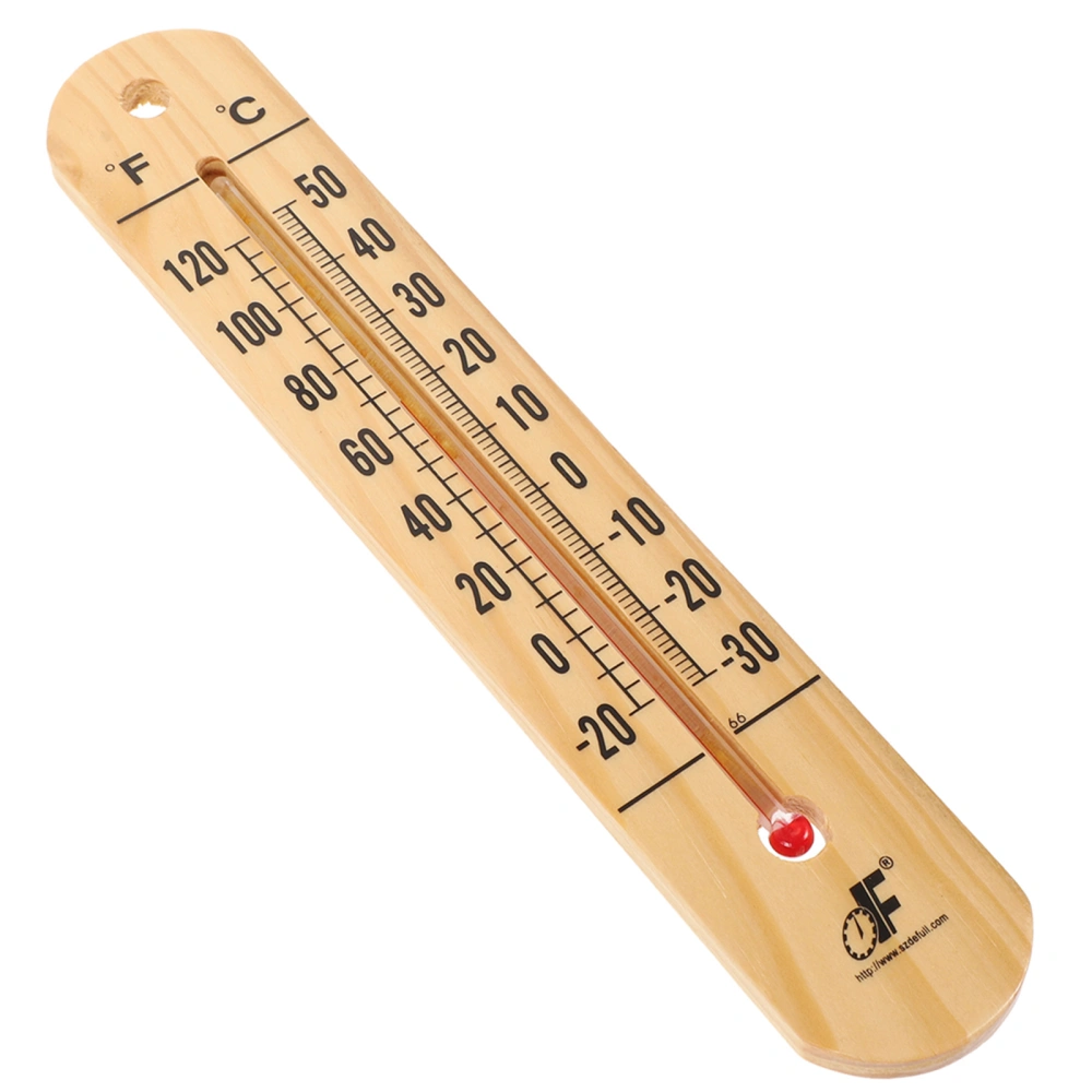 Indoor Wooden Room Thermometer Multipurpose Greenhouse Thermometer Household Thermometer