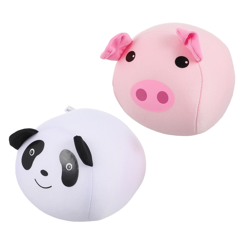 2pcs Children Pig Shaped Throwing Sandbags Playthings Cartoon Sandbag Interactive Toy