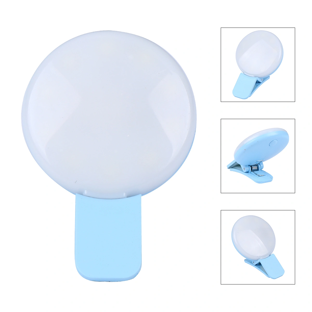 Rechargeable Ring Light For Phone Mini Portable Beauty Selfie Lighting Accessory