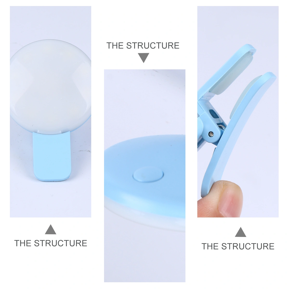Rechargeable Ring Light For Phone Mini Portable Beauty Selfie Lighting Accessory