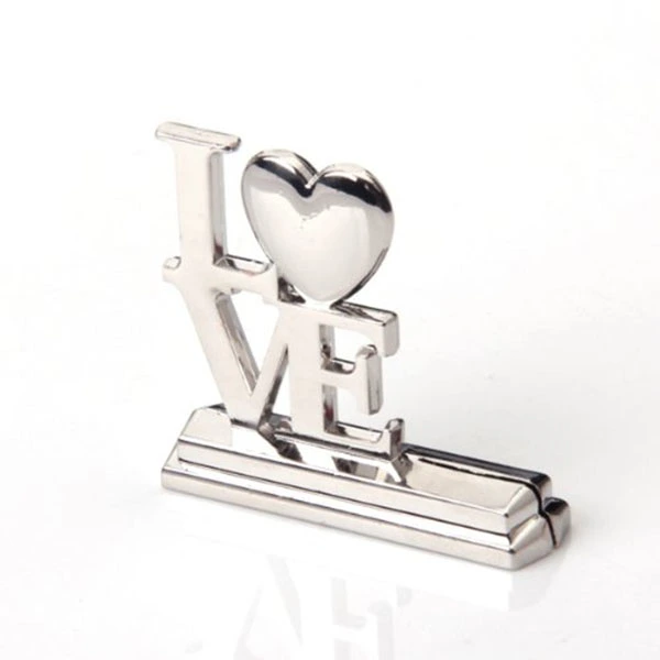 12pcs Romantic LOVE Shaped Table Place Name Holders Wedding Party Favors