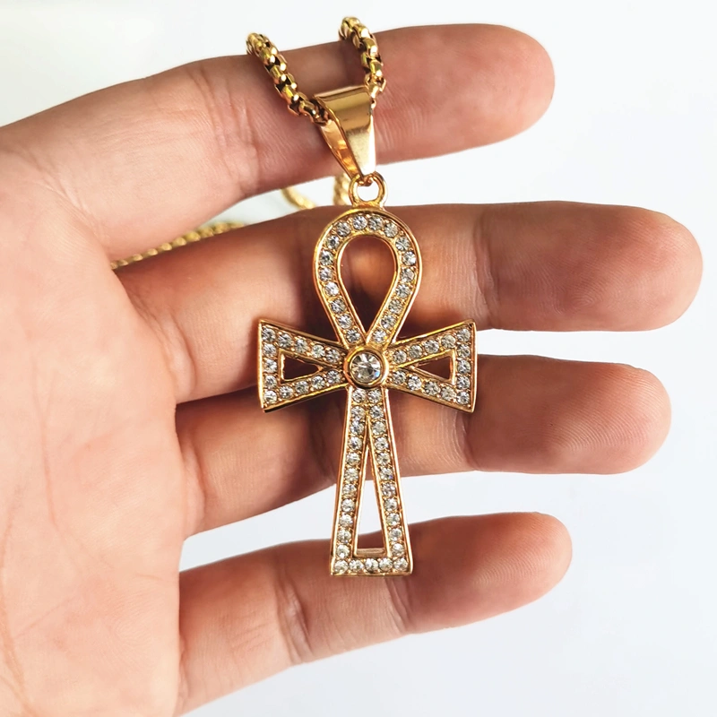 Vintage Cross Titanium Steel Pendant