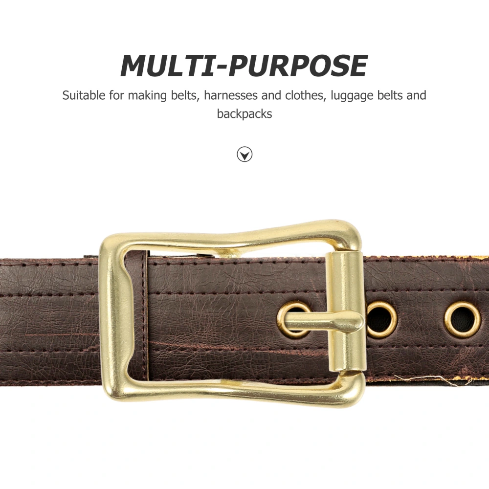 Brass Buckle Waist Belt Buckle Bag Strap Buckle Multiuse Clothing Accessory