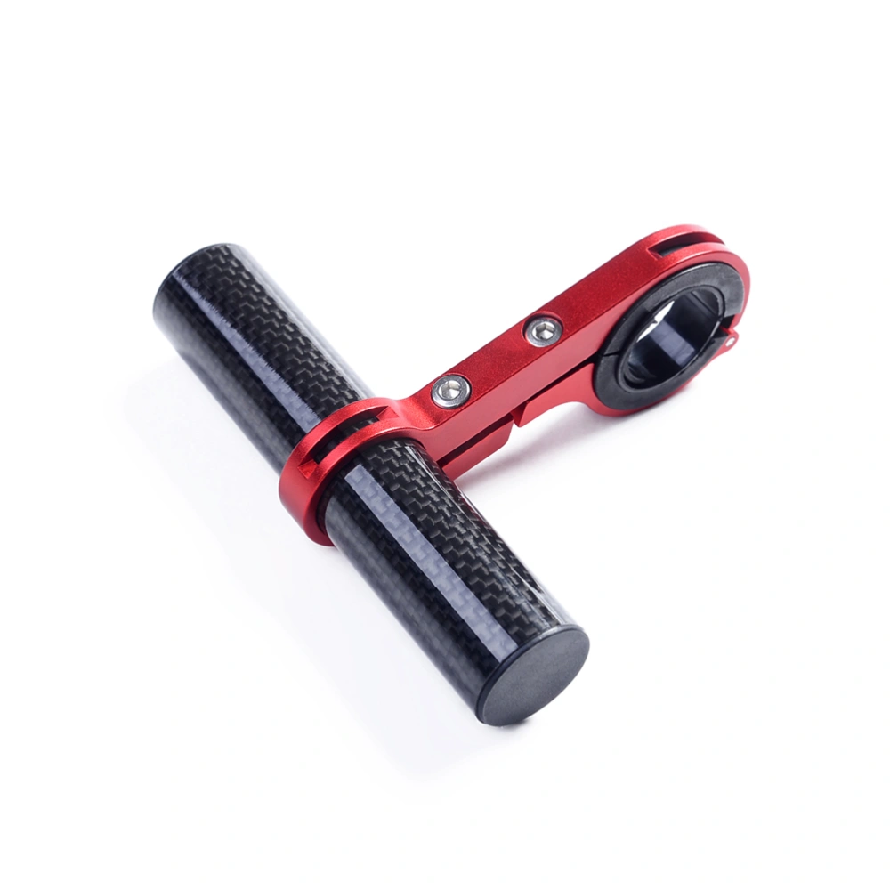 Bike Handlebar Extension Multi-function Extender Aluminium Alloy Handlebar Extension for Accessories (Red)