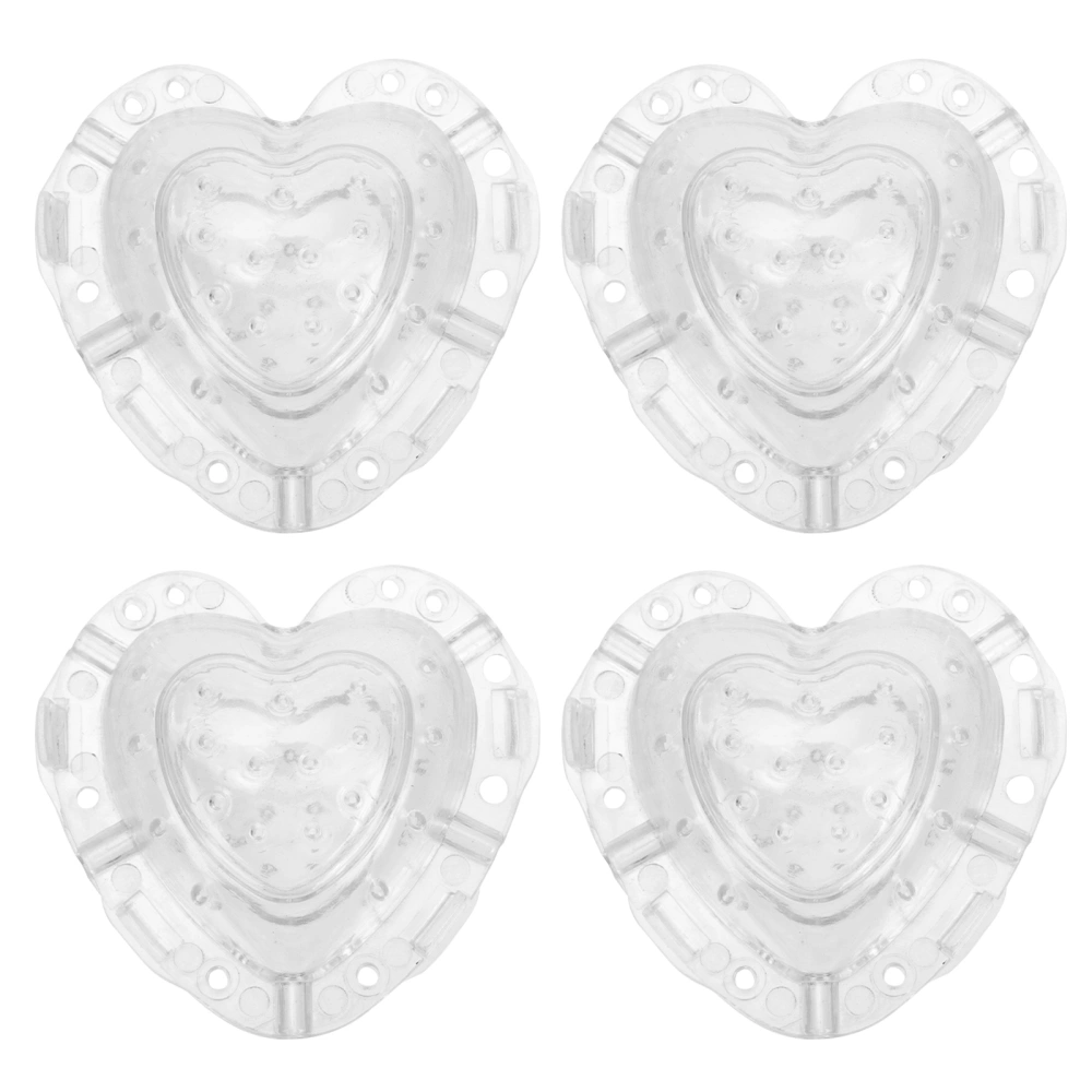 4Pcs Heart Shaped Melon Molds Small Fruit Molds Strawberry Melon Shaping Mold