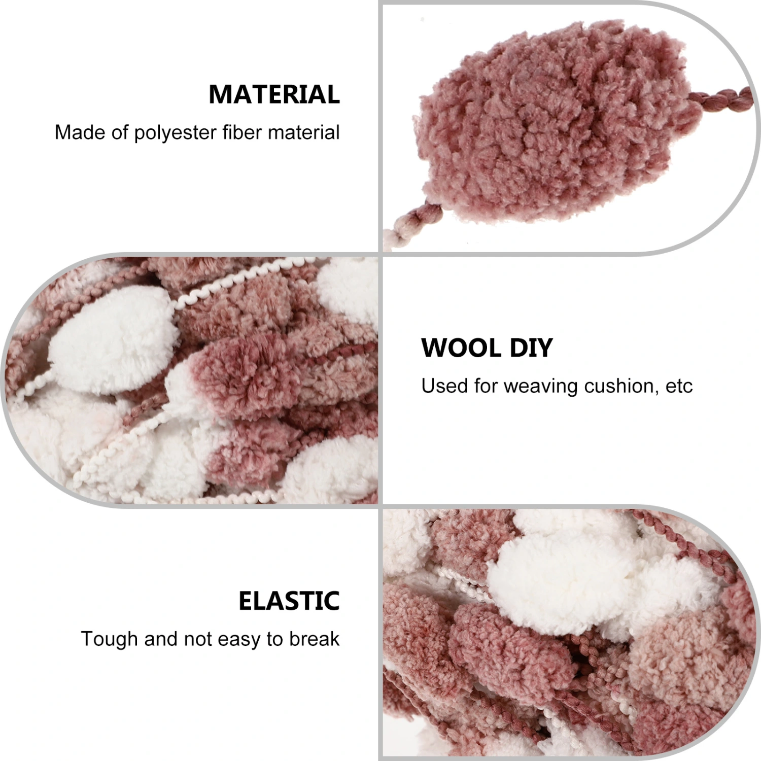 1 Roll Hand-knitting Woolen Yarn Knitting Yarn Handcrafts Craft Yarn for Crafts Making