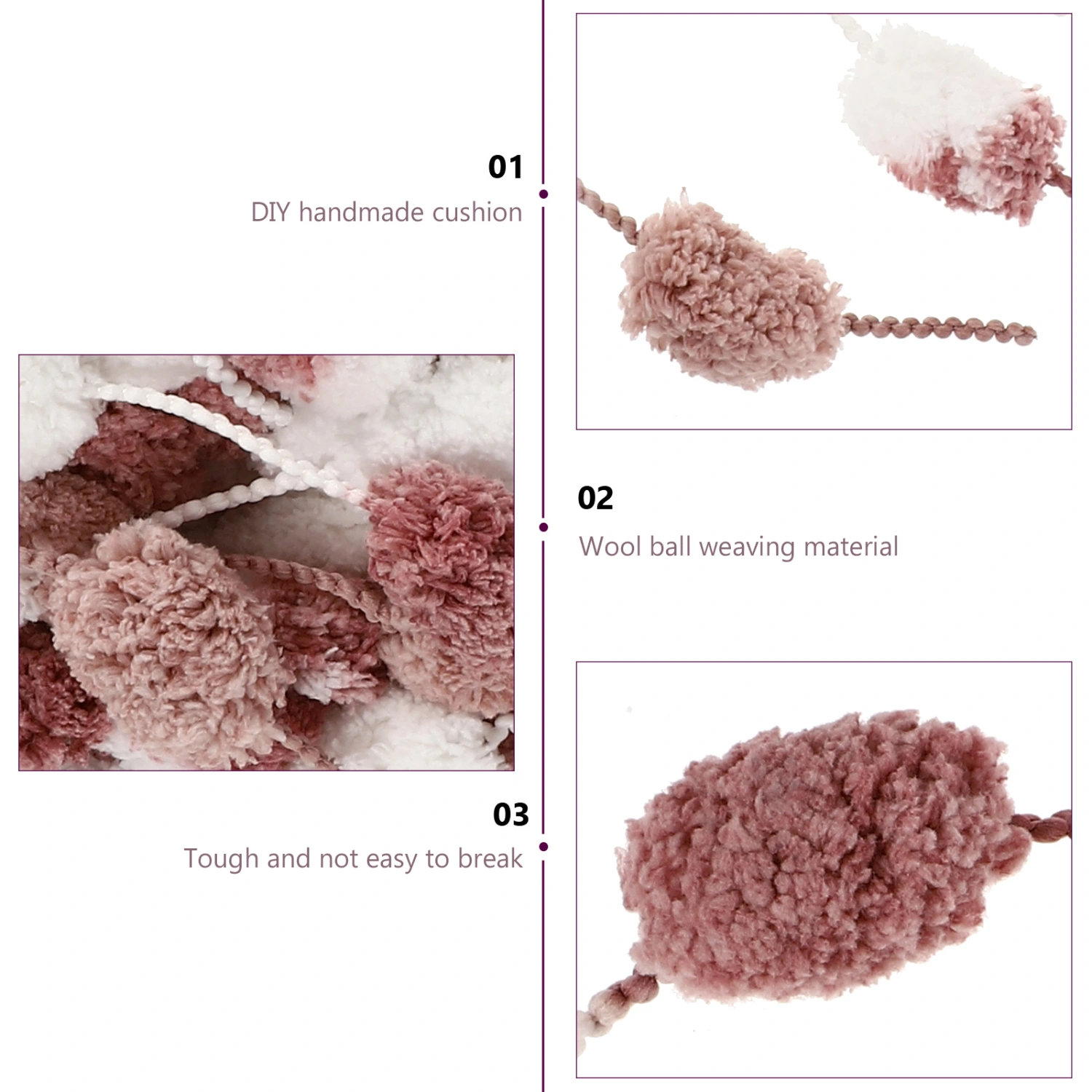 1 Roll Hand-knitting Woolen Yarn Knitting Yarn Handcrafts Craft Yarn for Crafts Making