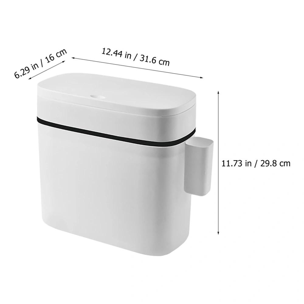 Household Trash Can Portable Garbage Bin Kitchen Bathroom Toilet Rubbish Bin