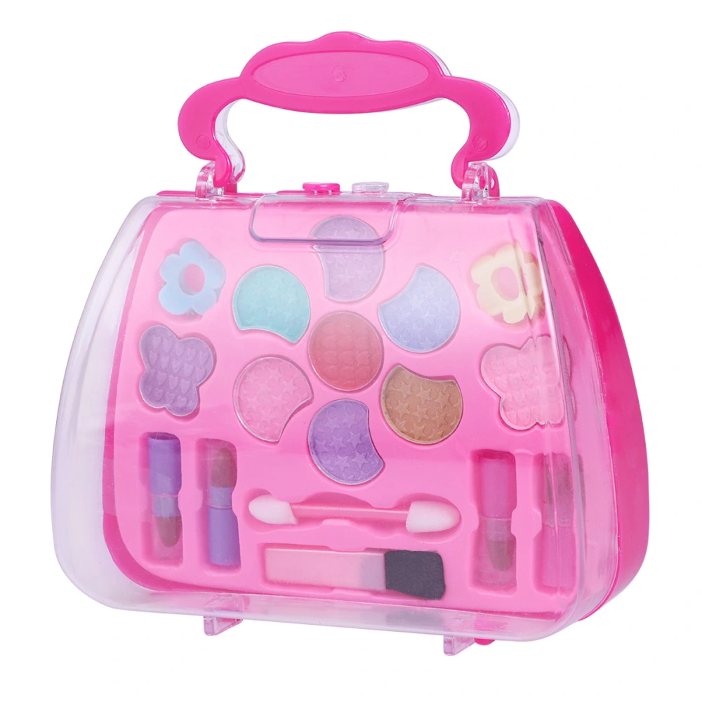 Girls Girls Pretend Traveling Make-Up Box Kids Vanity Beauty Salon Cosmetic Washable Case