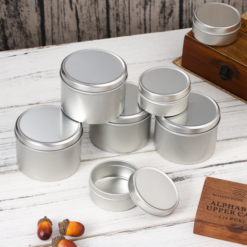 1 Set Candle Making Aluminum Candle Tins Cotton Candle Wicks Empty Candle Containers Pillar Candle Molds