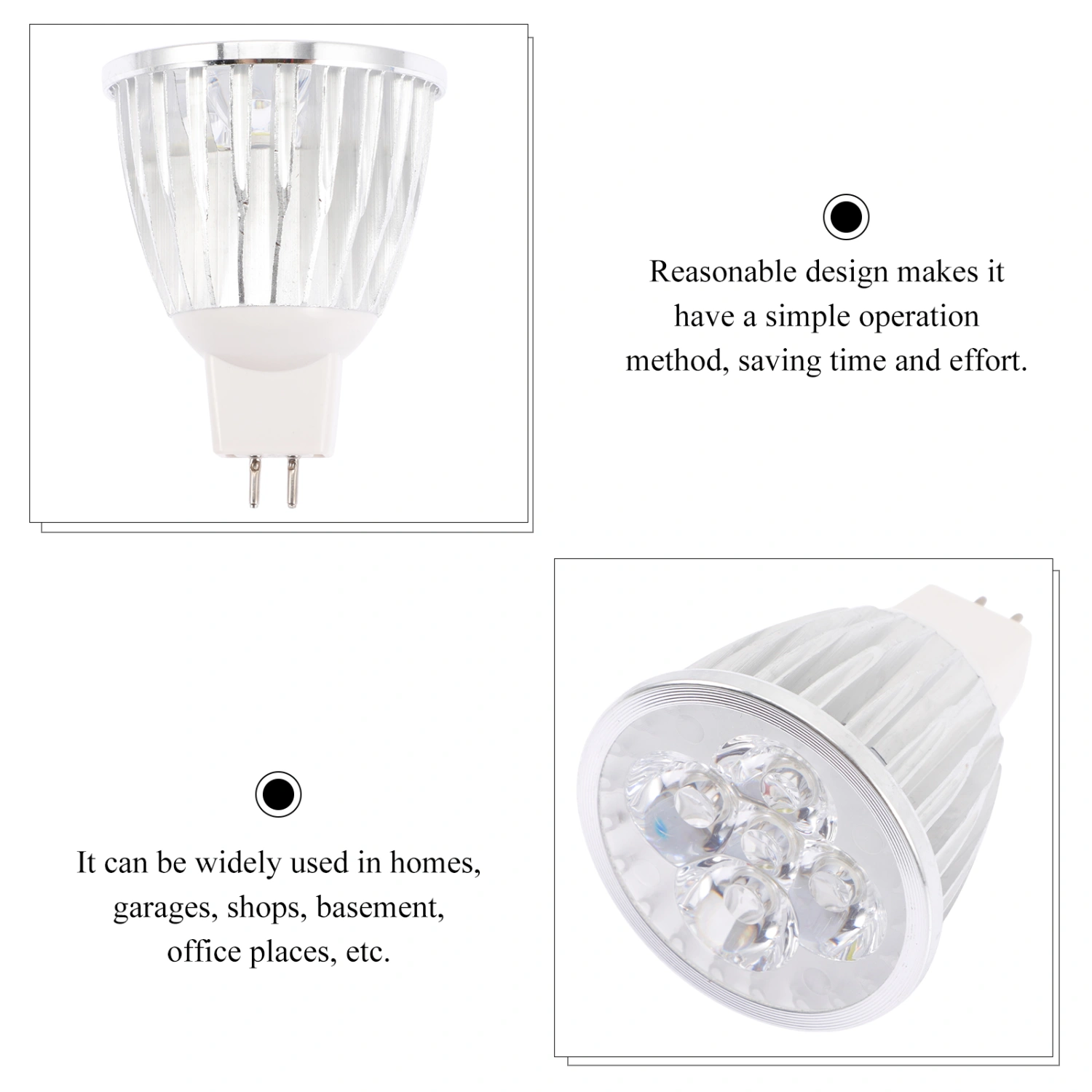 Spotlight Light Bulb MR16 Light Socket LED Bulb 220V 5W Spotlight Light Cup