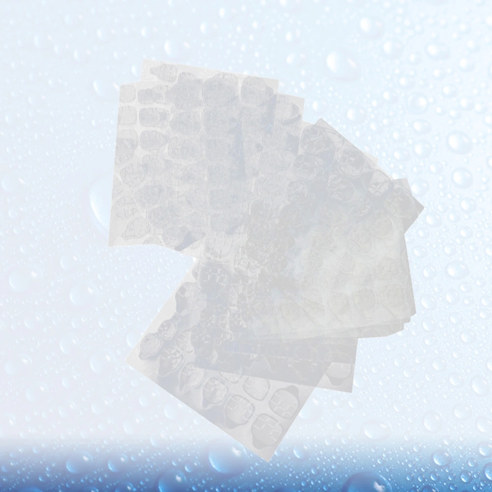 40Pcs Transparent Nail Glue Sticker Double-sided Eco-friendly Waterproof Nail Glue Manicure Accessories