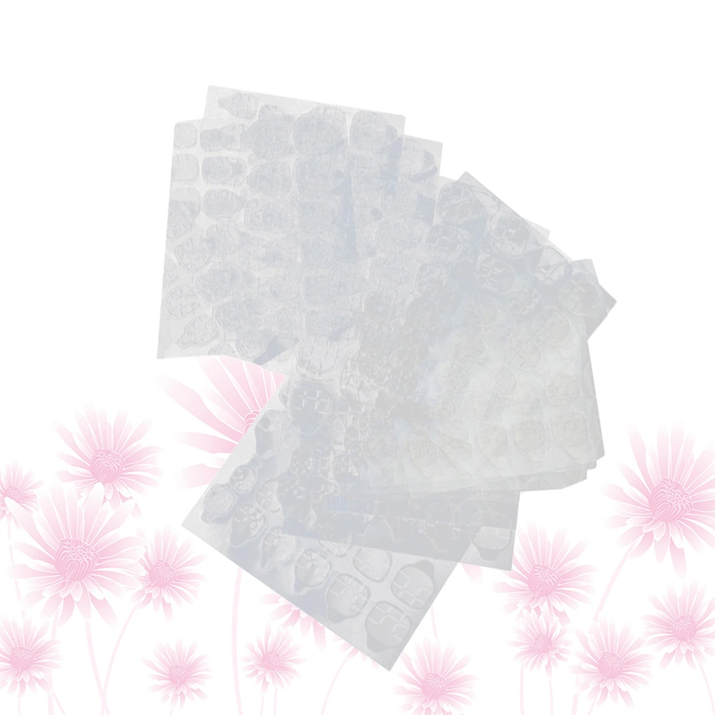 40Pcs Transparent Nail Glue Sticker Double-sided Eco-friendly Waterproof Nail Glue Manicure Accessories