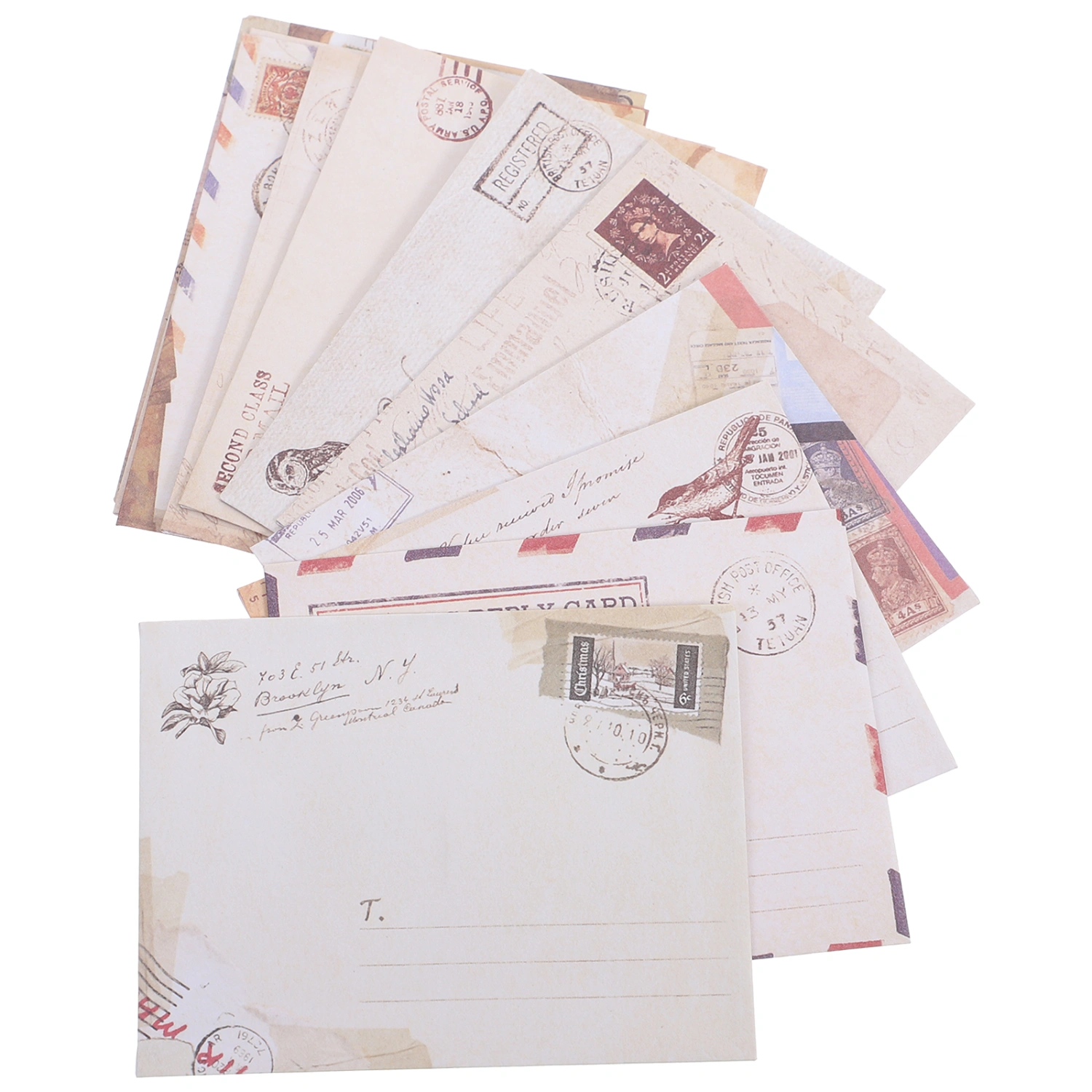 60pcs Mini Envelopes Small Paper Envelopes Retro Envelopes Cards Envelopes
