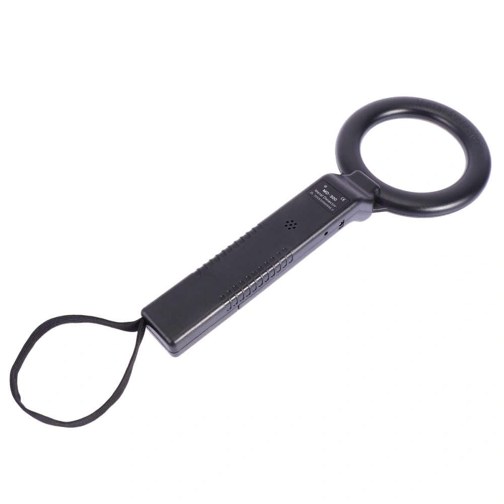 1pc Handheld Metal Detector Metal Pinpointer Metal Hunter Seeker for Exam Room Safety Inspection Testing Without Battery (Black)