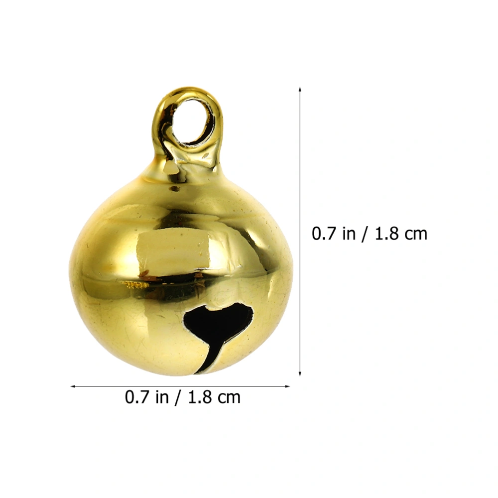 16 Pcs Copper Jingle Bells DIY Open Bells Pet Hanging Bells Decorative Bell