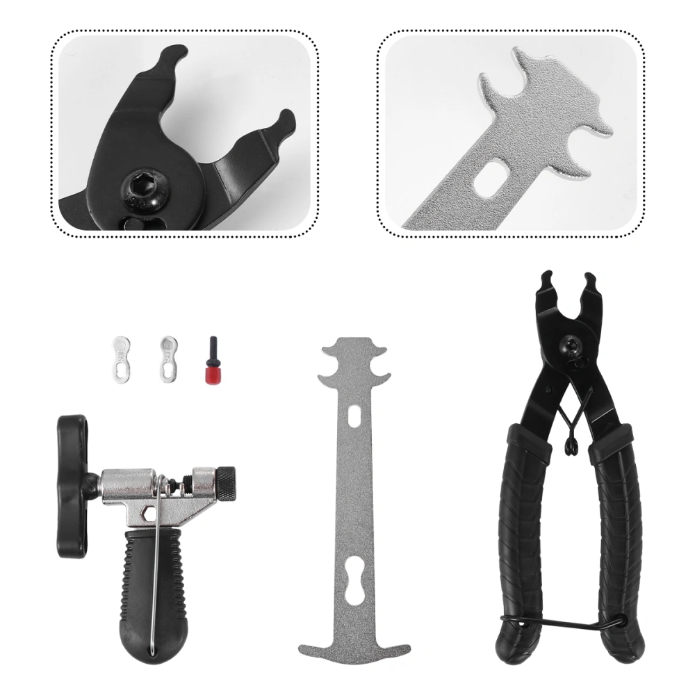 Bike Link Plier Chain Wear Gauge Bike Missing Link Chain Plier Chain Tool Kit