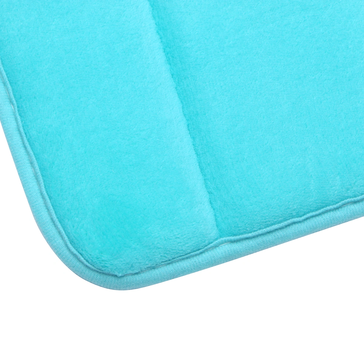 Memory Bath Mat Non Absorbent Super Cozy Bathroom Rug Carpet (Light Blue)