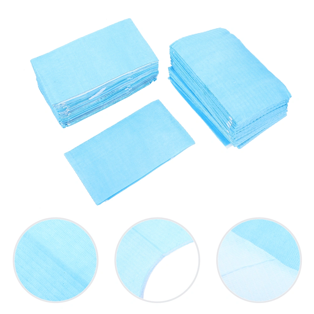 30Pcs Disposable Dental Bibs Waterproof Oral Scarf Towels Salon Dental Accessory