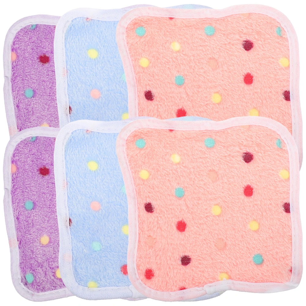 6Pcs Household Guinea Pig Mats Comfortable Hamster Cage Liners Convenient Hamster Pads