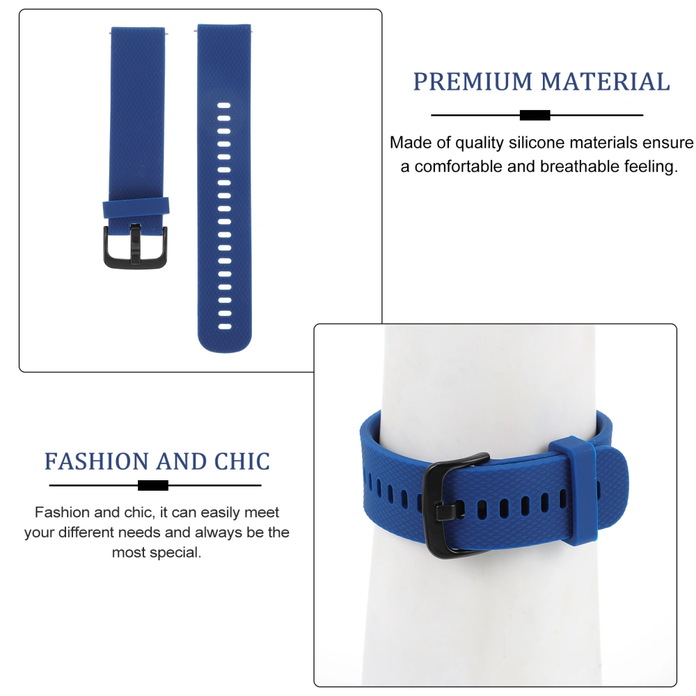 Simple Watch Band Silicone Watch Strap Breathable Replacement Watch Band