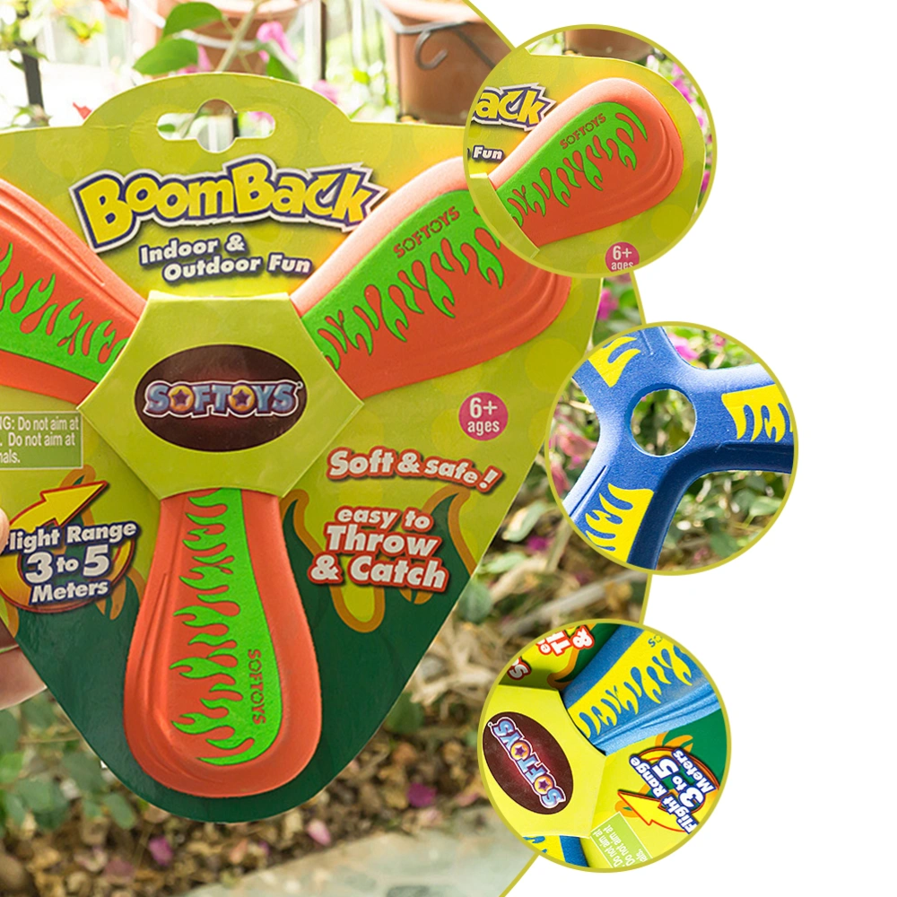 Children Boomerang Decompression Boomerang Outdoor Recreation Toys Random Color