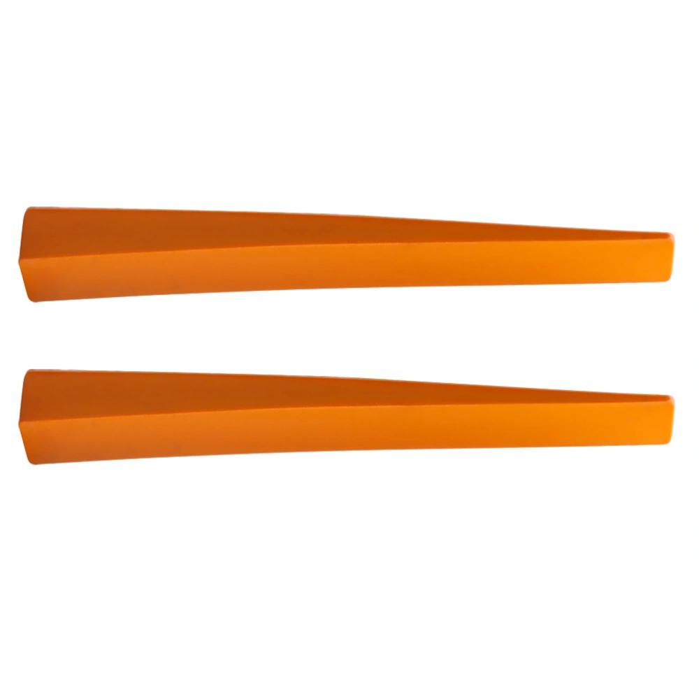 1Pc Piano Tuning Maintenance Accessories Orange Rubber Stop Leather Fork For A Pair Of Medium And Low Tone Areas (Orange)