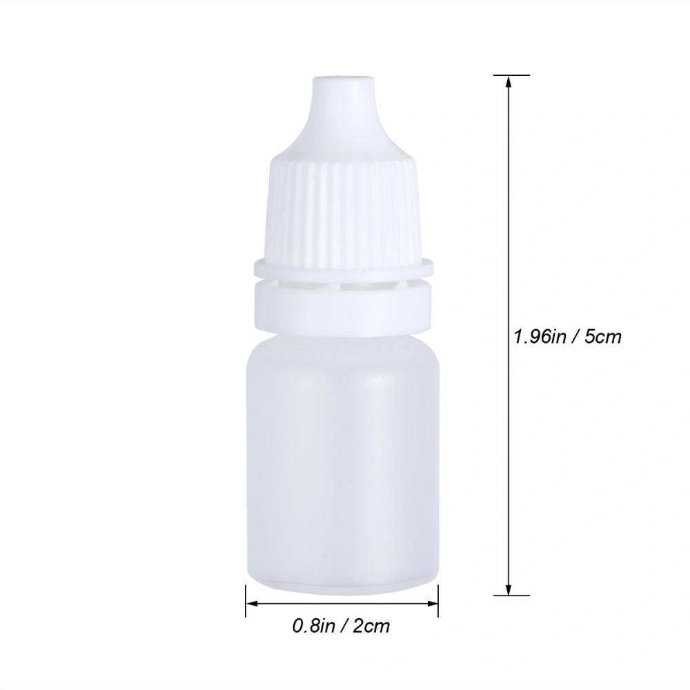 10Pcs 5ml Empty Plastic Squeezable Dropper Bottles Eye Liquid Dropper Dropping Bottles