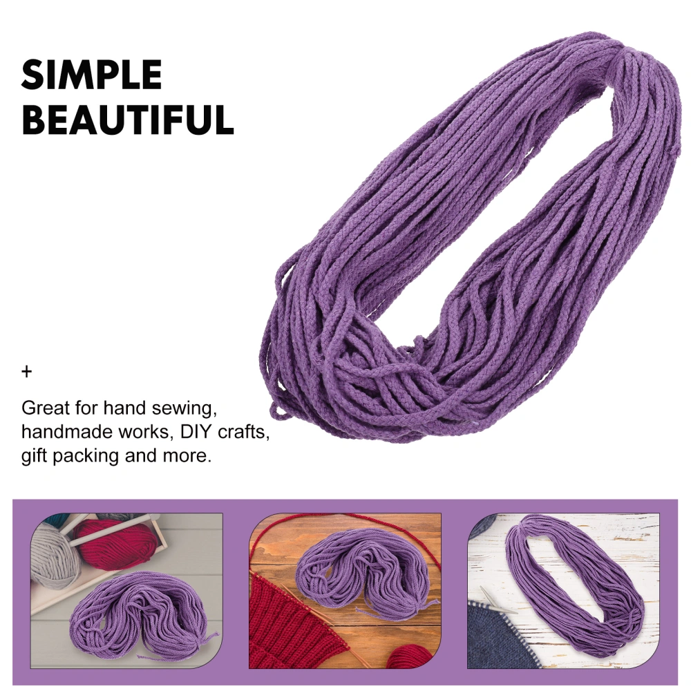 1 roll of Hand Woven Rope DIY Clothesline Tapestries Rope Woven Bag Thread