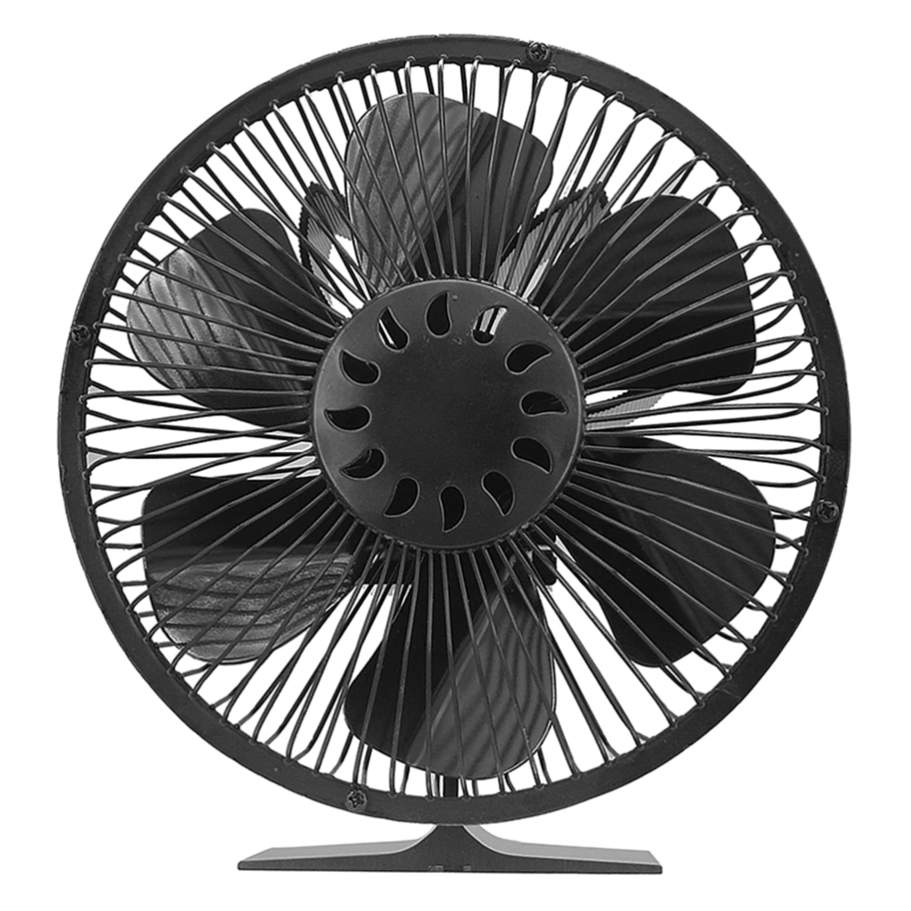 1Pc Wood Stove Fan 6 Blades Fan Durable Fireplace Fan Useful Stove Fan