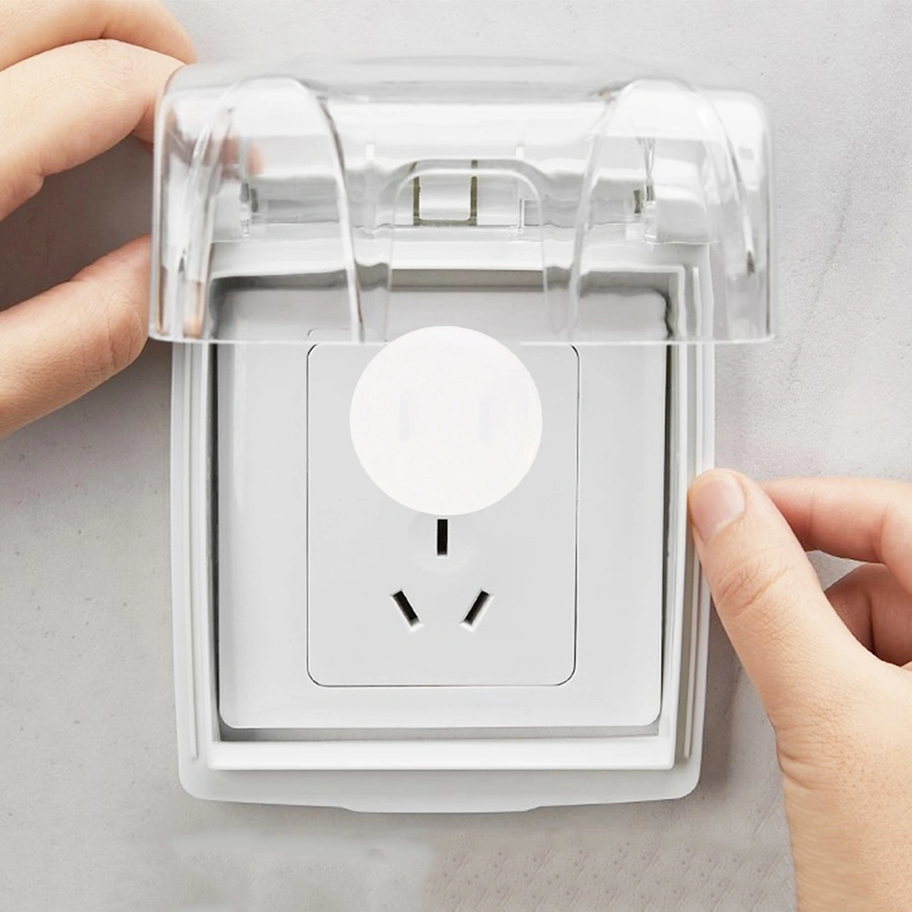20pcs Transparent Safety Protection Socket Cover Practical Safety Power Socket Cover